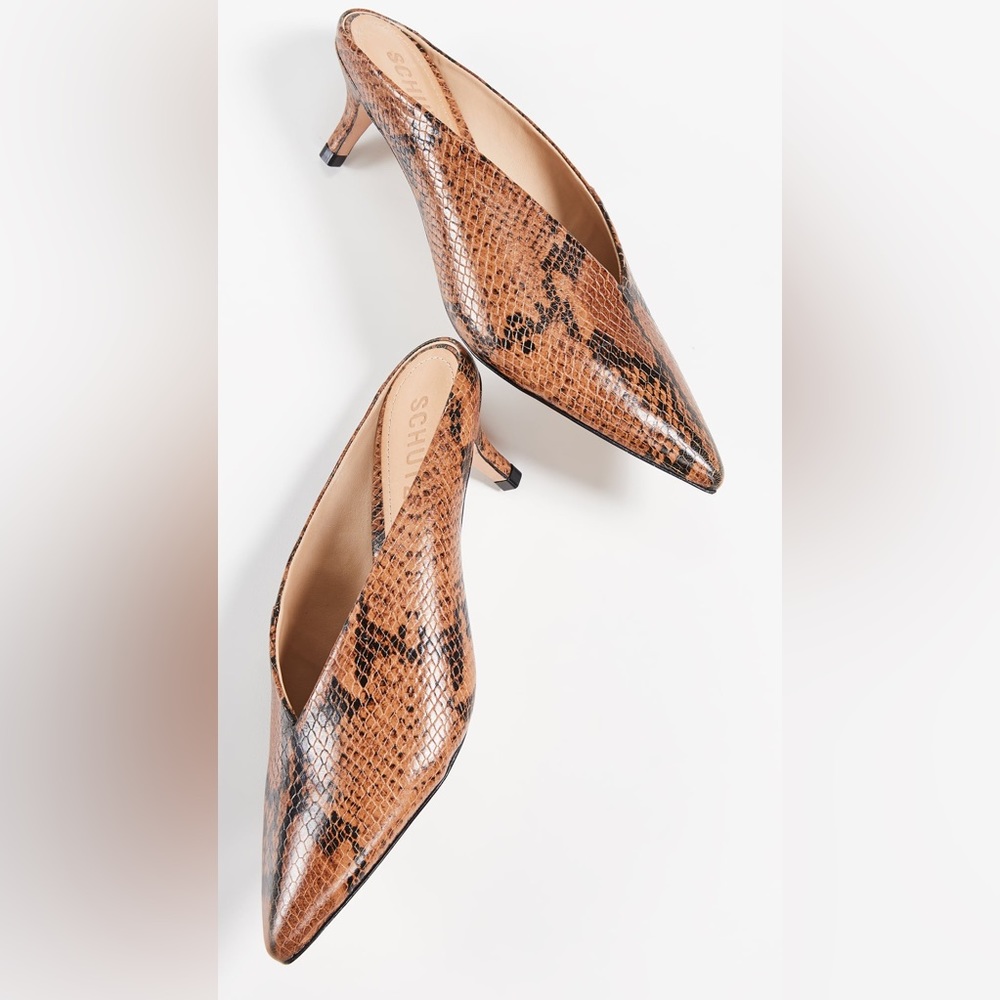 Schutz Alva Point Toe Mules, size 9B
